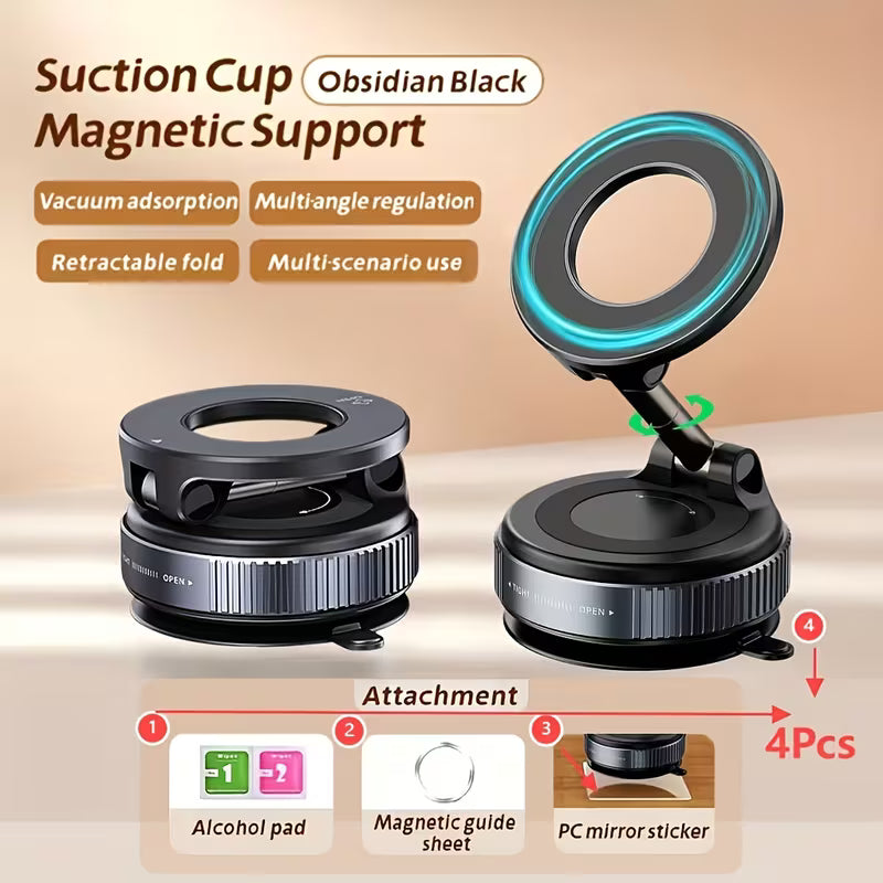 Magnetic Suction Phone Holder, 360° Rotatable