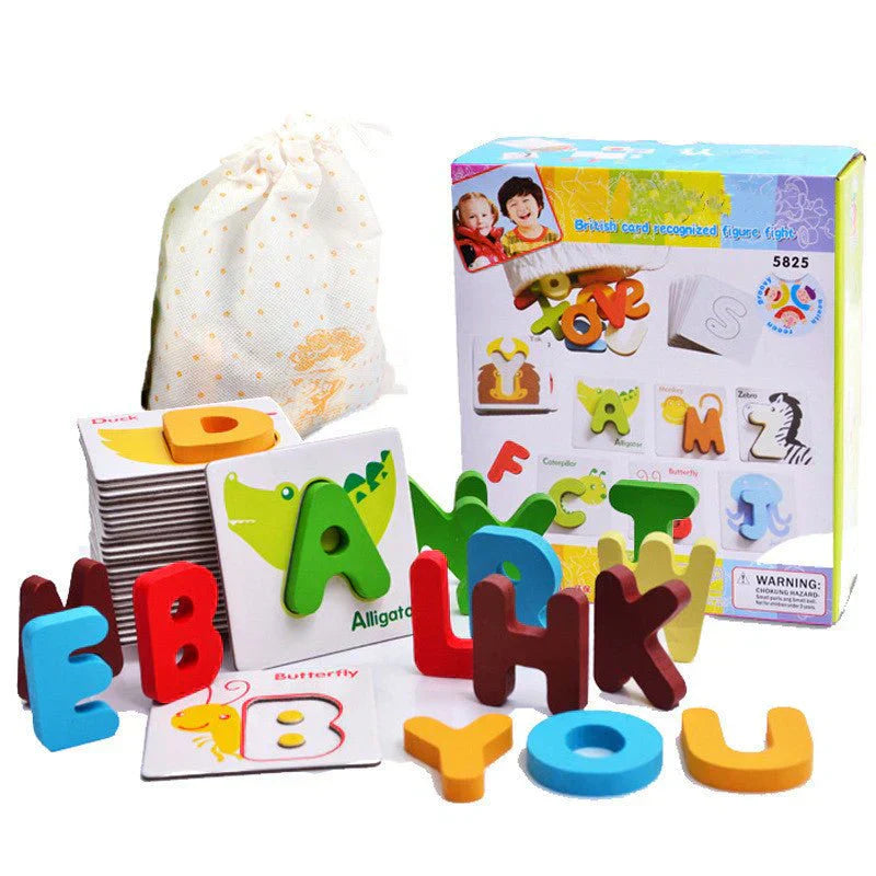 Wooden Puzzle Board – Educational Toy for Kids 3+