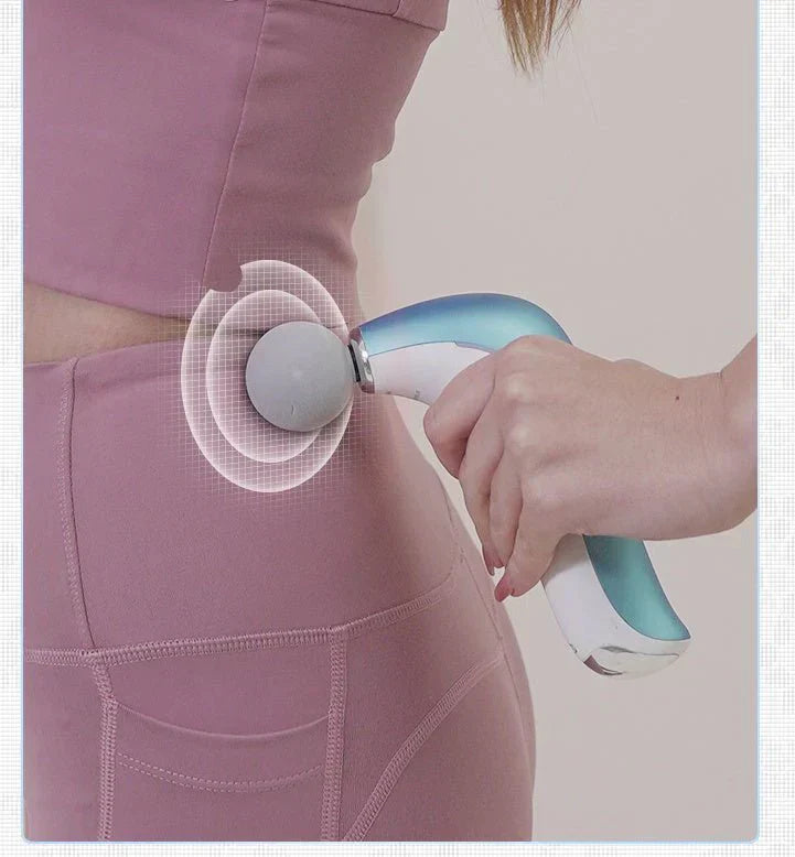 Mini Massage Gun – Deep Tissue Muscle Massager with LCD