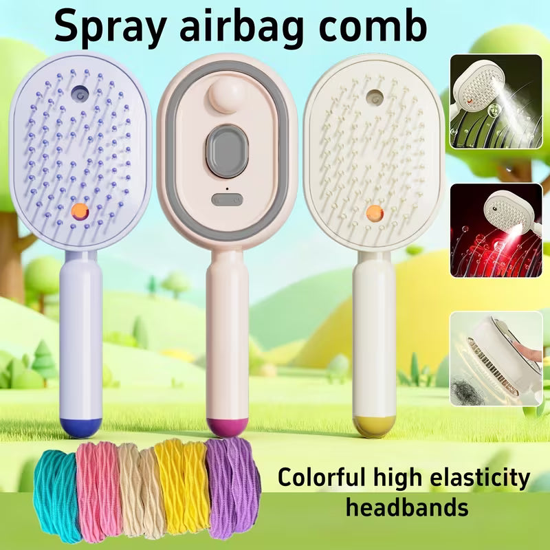 Luxury Steam Hair Brush – Straighten, Smooth & Shine