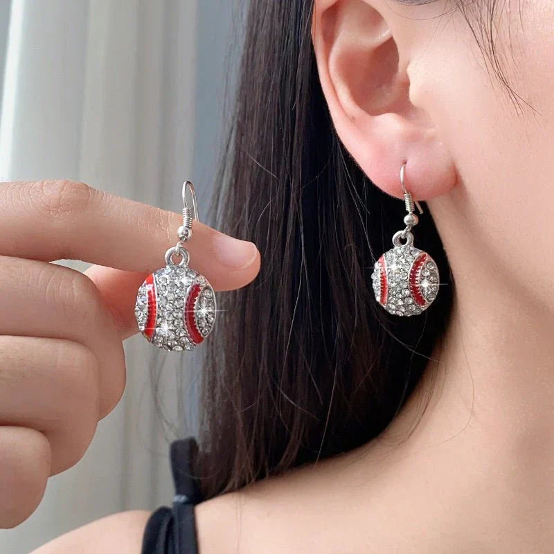 Baseball Earrings – Creative Unisex Jewelry